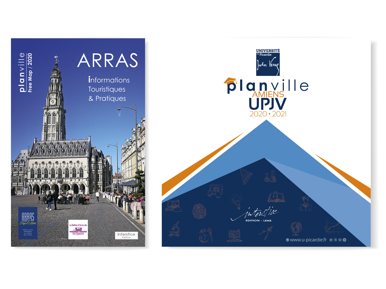 Plans de villes, universitaires